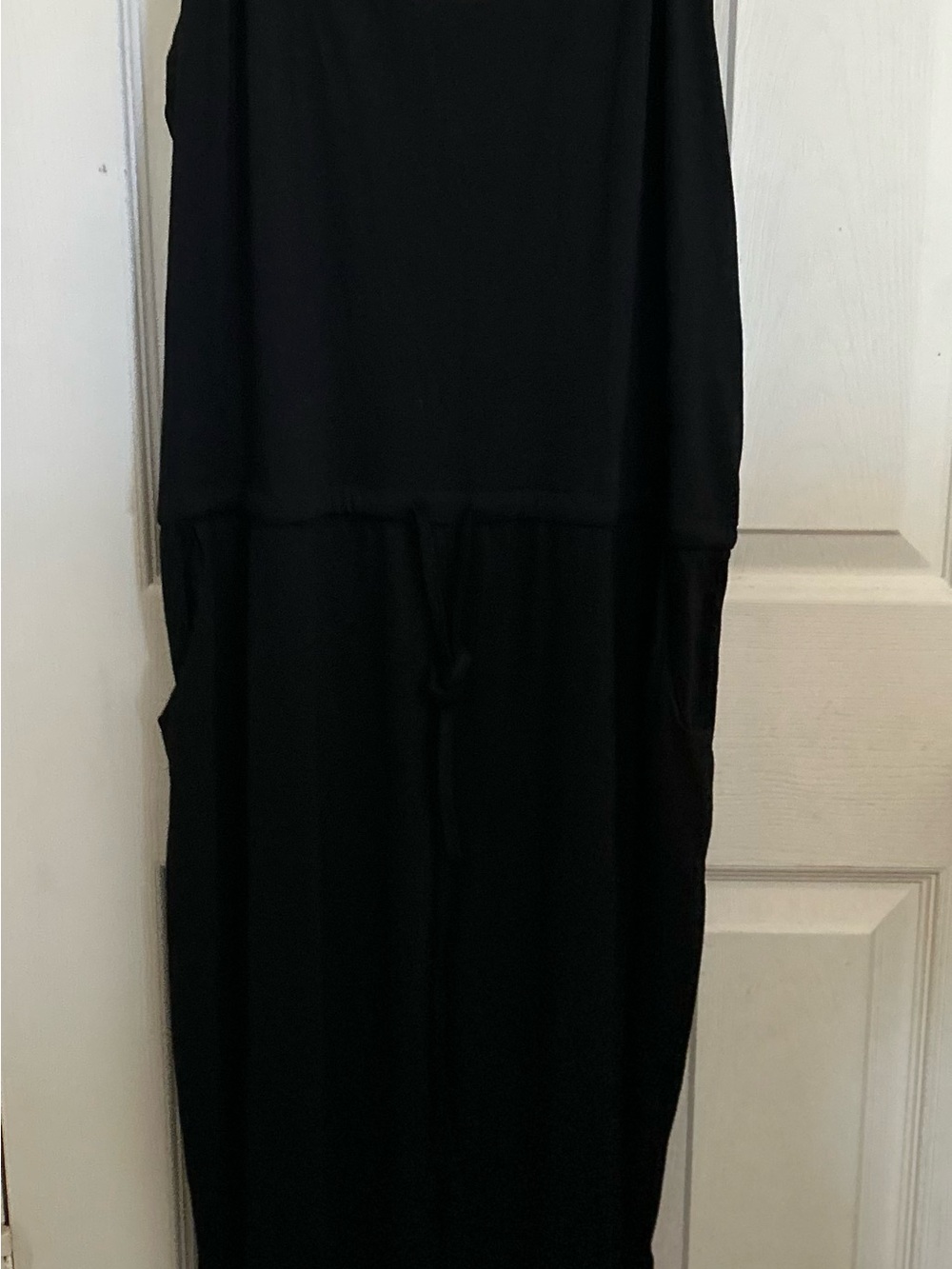 Slim Black Spaghetti-Strap Jumpsuit. NWOT - Picture 3 of 11